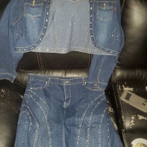 Jacket And Skirt Set